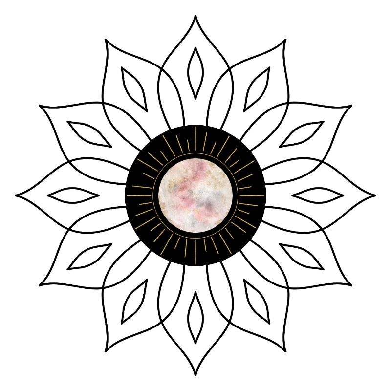 Mandala-Rosette