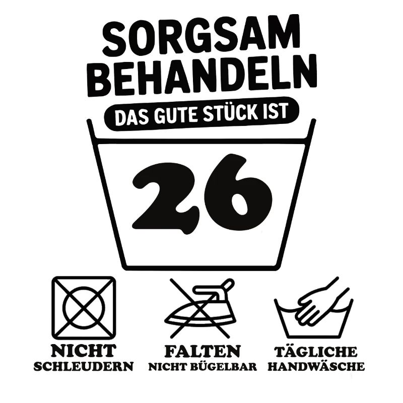 26 Geburtstag – Sorgsam Behandeln 