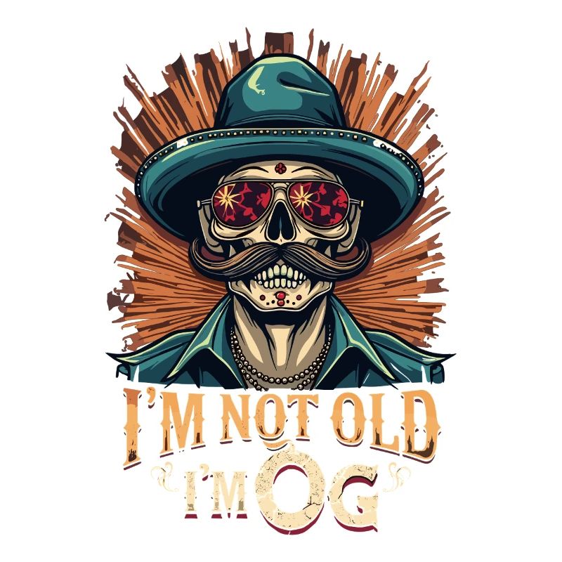 Skeleton Hipster with Hat OG