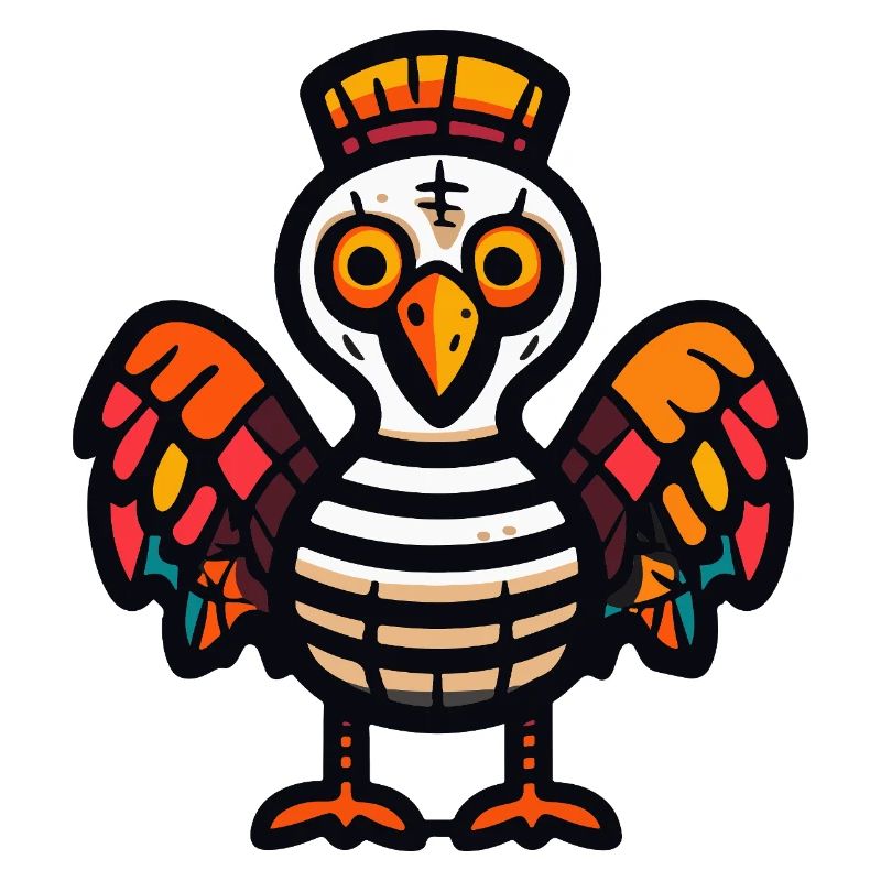 Turkey Halloween Zombie