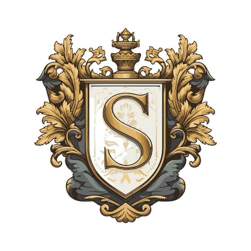 S Buchstabe Name Krone