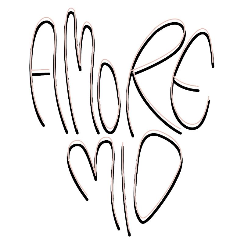 Lettrage Amore Mio