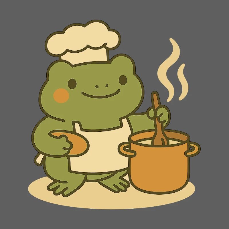 Cooking Frog – Cozy Kitchen Frog