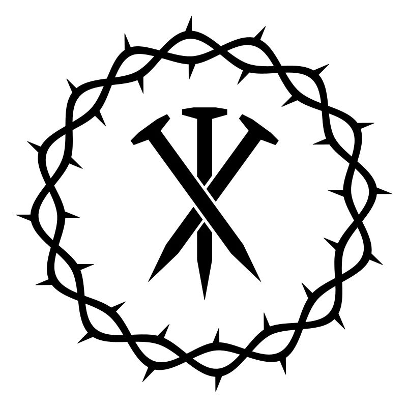 Three nails + Crown of thorns
