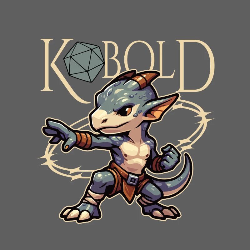 Kobold Warrior and Dice