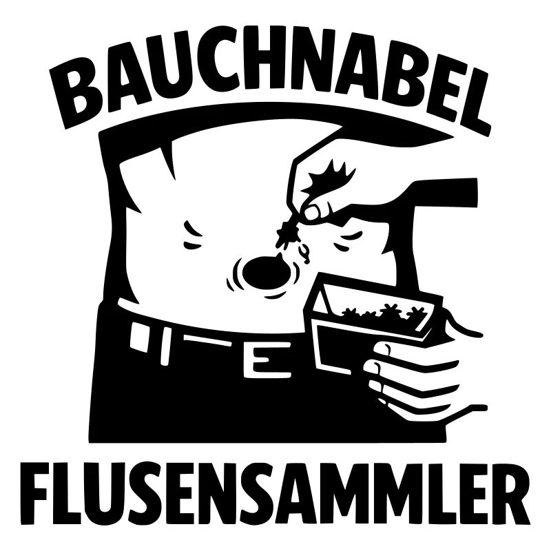 Fluff collector belly button