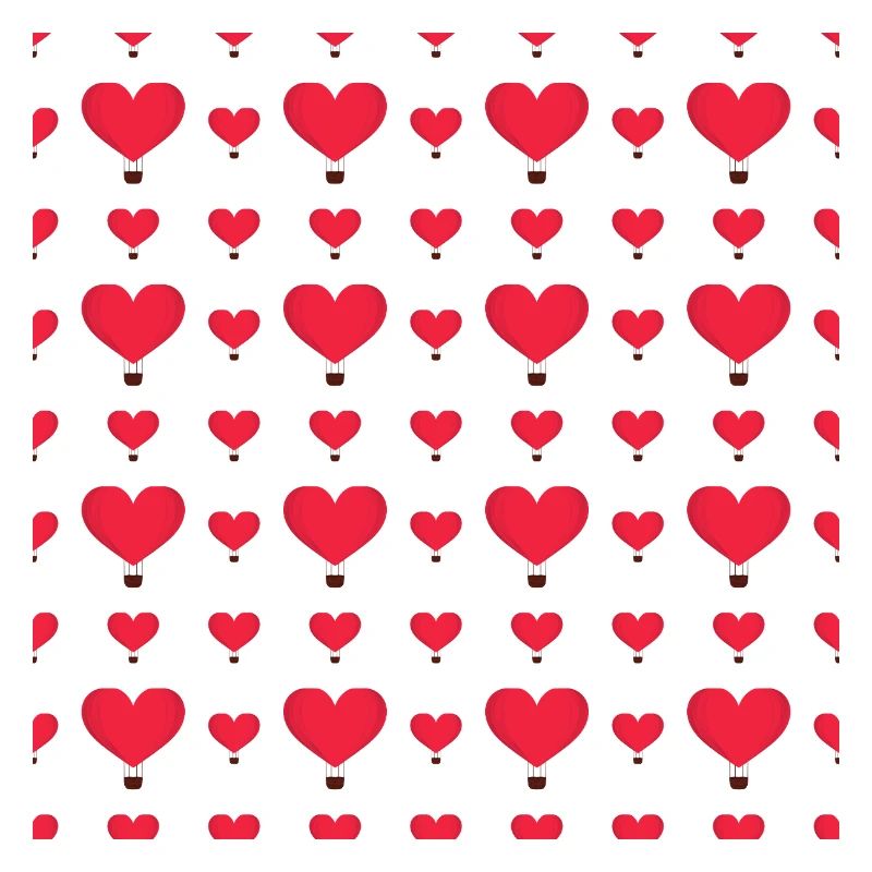 Heart Balloon Pattern