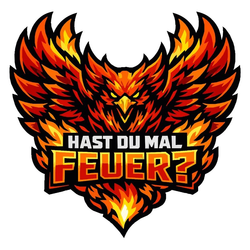 Hast du Mal Feuer Phönix - Makaberer Spruch