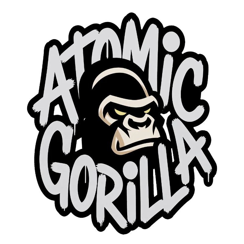 Atom-Gorilla-Graffiti-Emblem