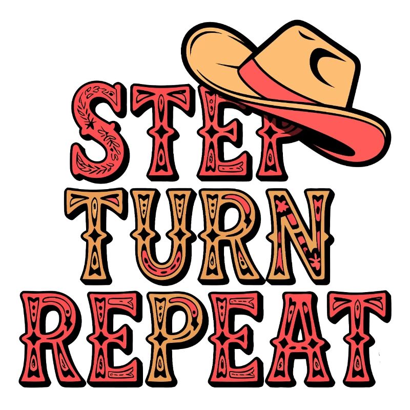 Line Dance Step Turn Repeat