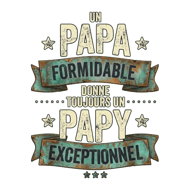 Papa Formidable Papy Exceptionnel Cadeau