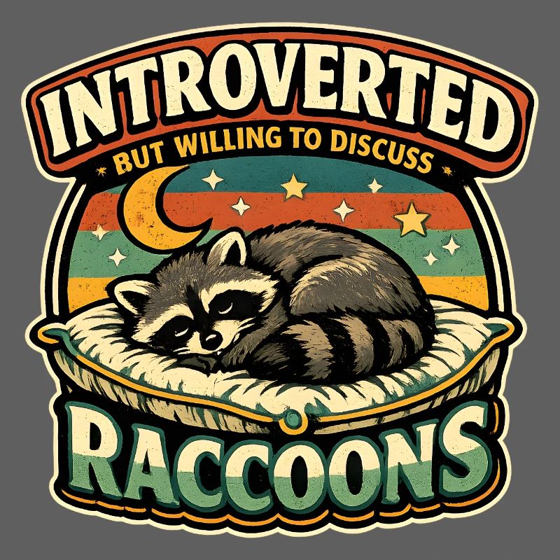 Raton laveur introverti discutable