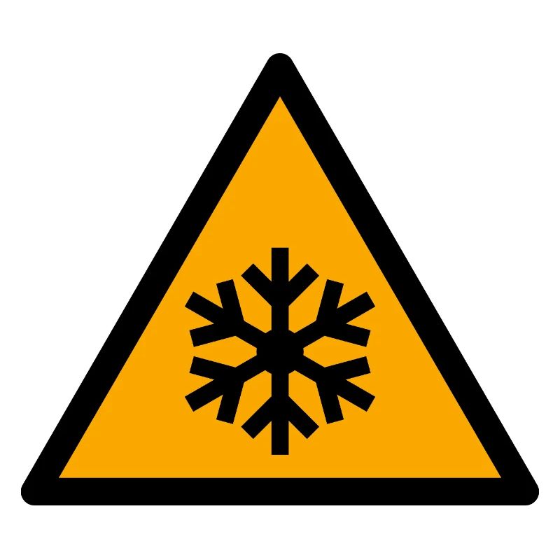 Glacé | Flocon de neige en triangle