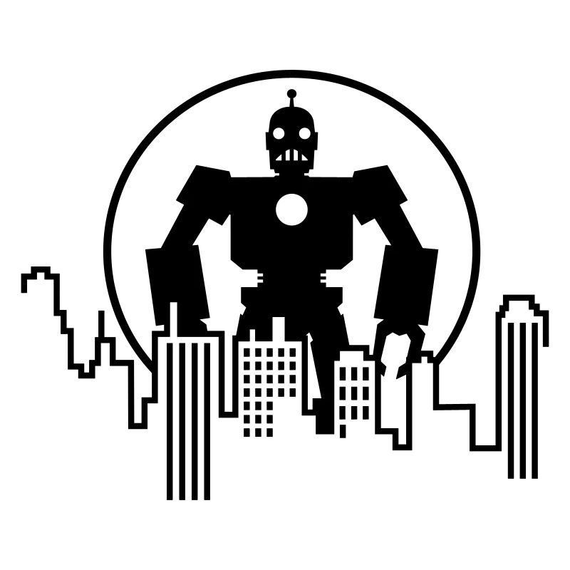 Robot Skyline – Sci-Fi Android Silhouette Shirt