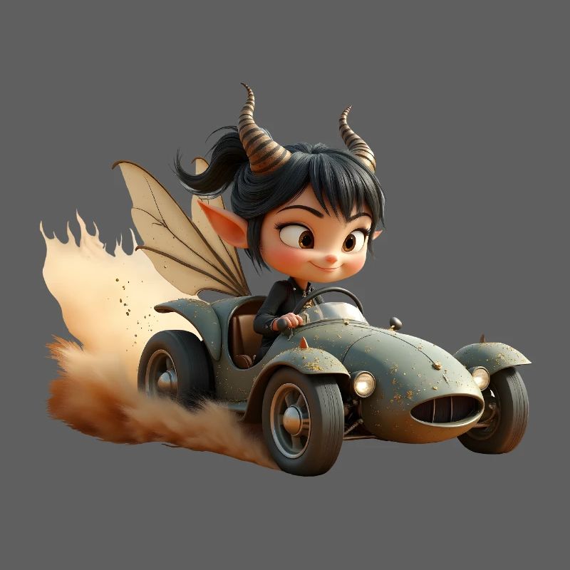 Gobelin d’aventure dans un wagon de sable