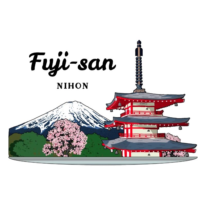 Berg Fuji, Japan, Pagode