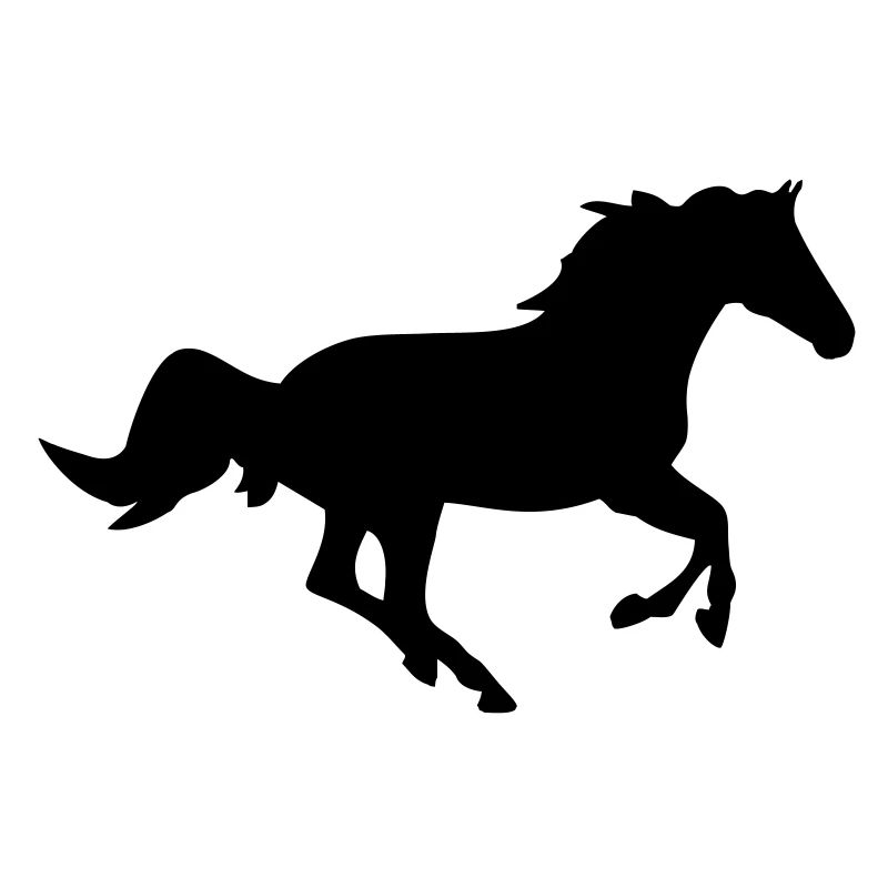 Ein Pferd.