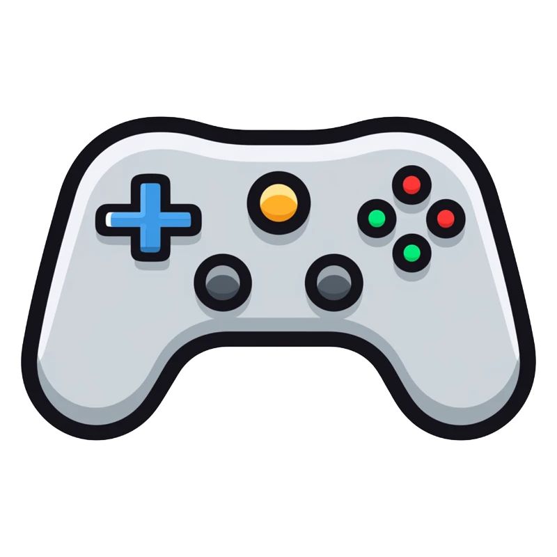Gamepad-Logo, Controller, Retro-Konsole