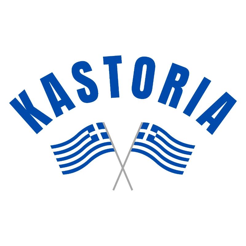 Drapeaux grecs de Kastoria