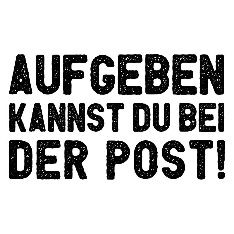 Vous pouvez abandonner à la poste