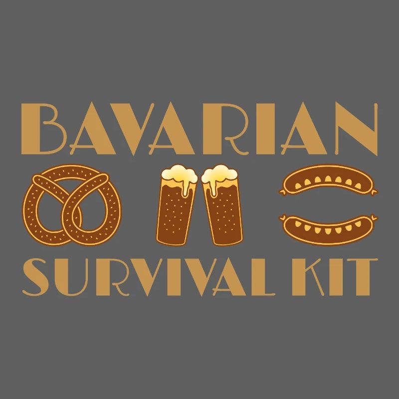Bayerischer Bier- und Wurst-Wander-Design