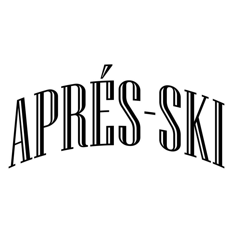Lettrage après-ski