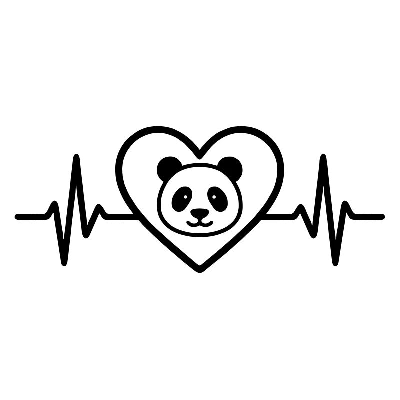 Cœur de panda