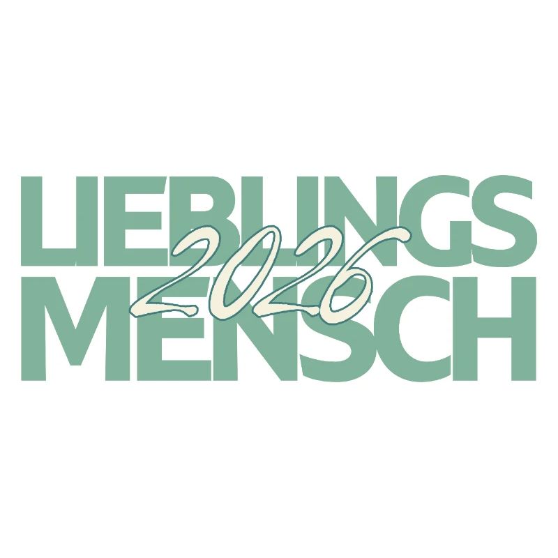 Lieblingsmensch 2026 Mint Script