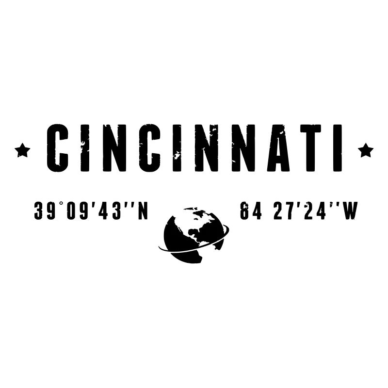 Cincinnati Ohio Coordinates Gps Globe