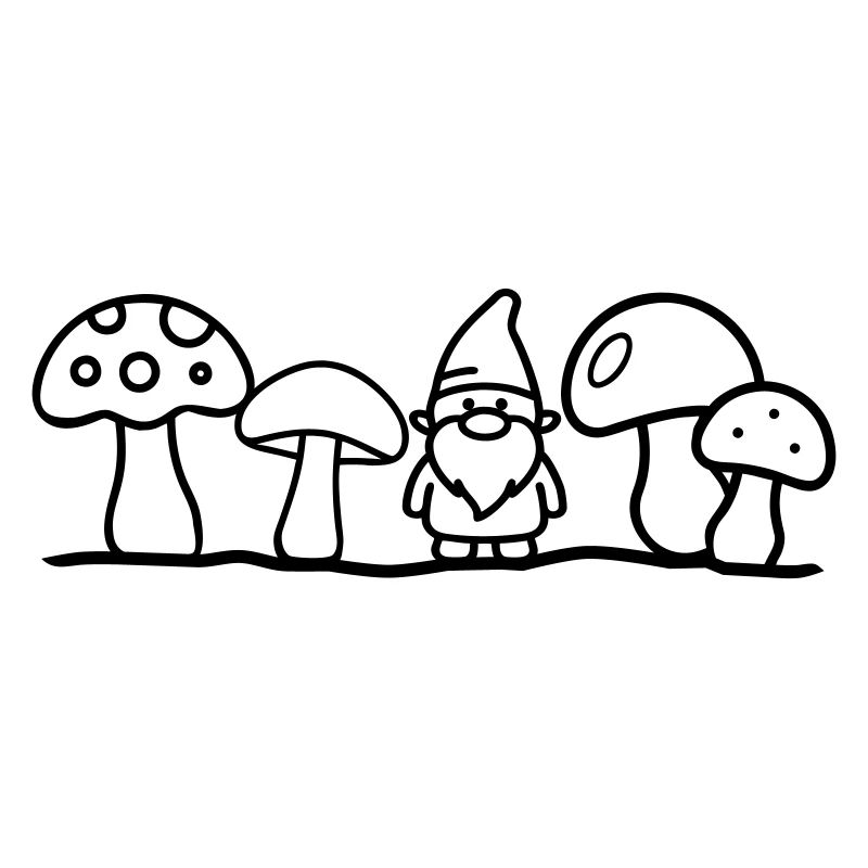 Nain aux champignons