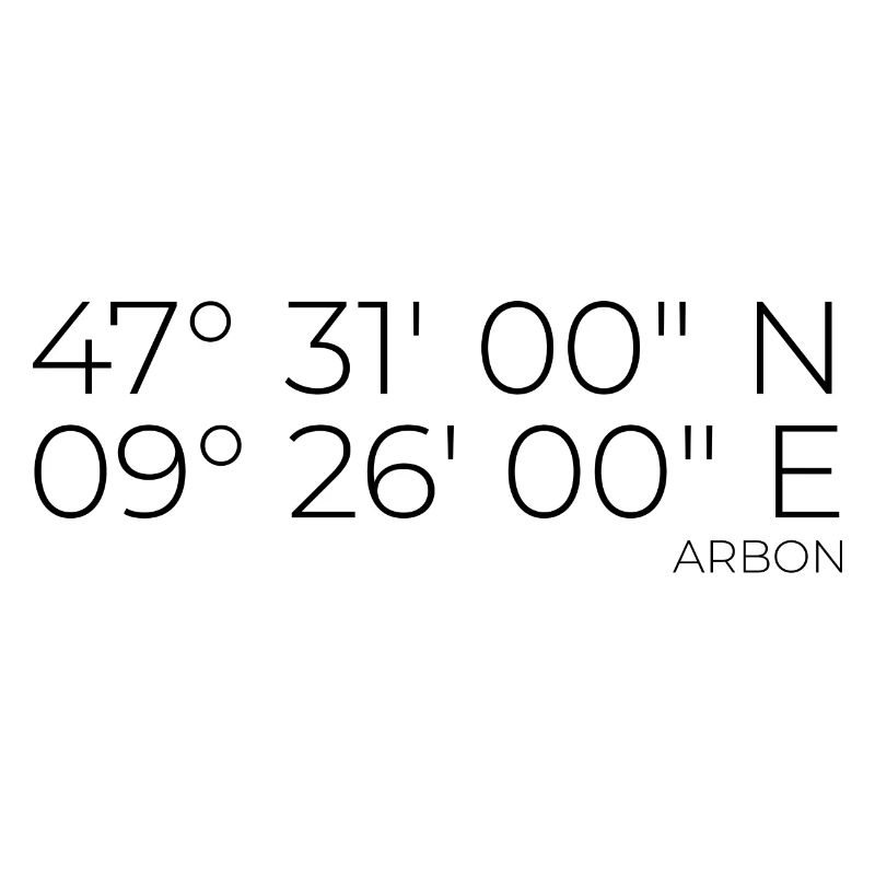 coordinates Arbon Canton of Thurgau