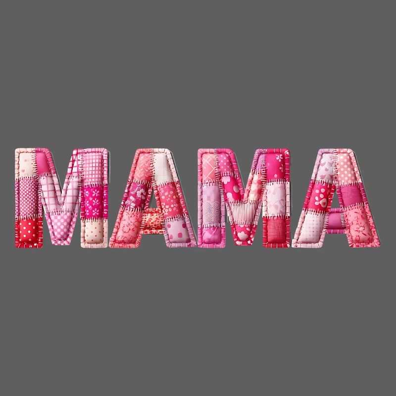 Mama Handmade Patchwork Schrift