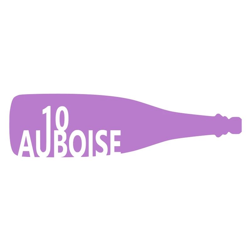 Bouteille de vin effervescent aube