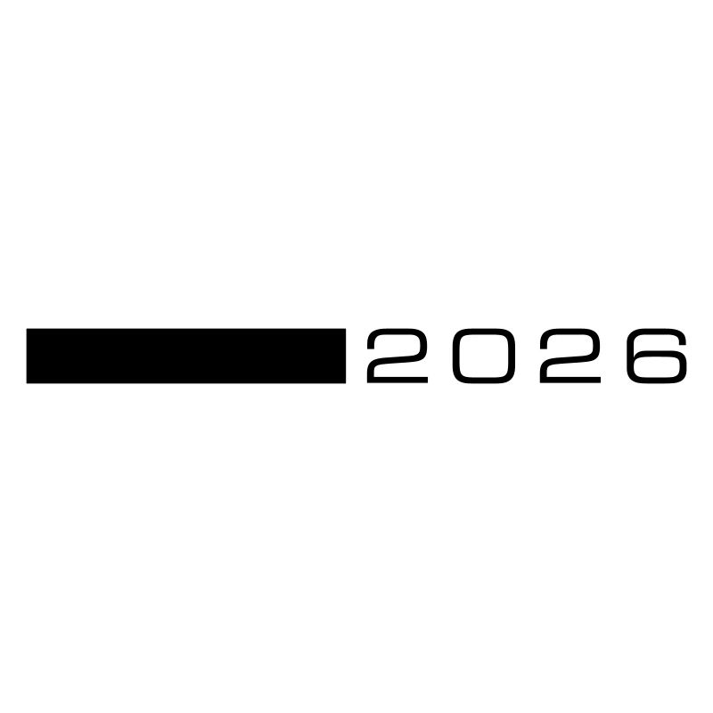 2026 Jahr Strich