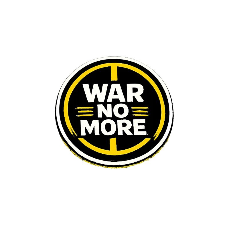 War No More – Sticker Peace & Humanity 