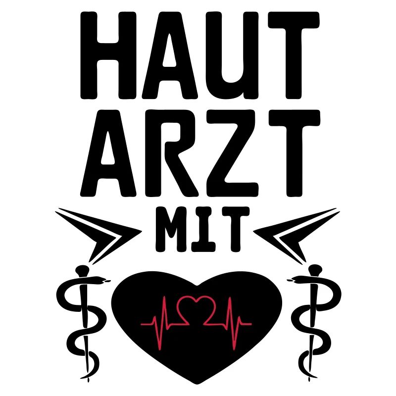Hautarzt mit Herz Geschenk