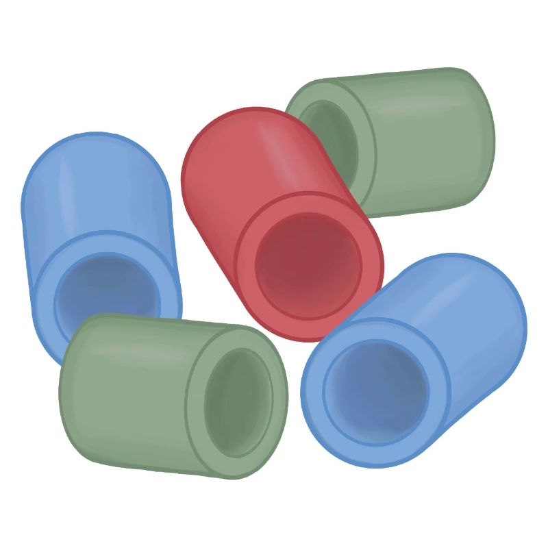 Capsules de couleur abstraites perles de repassage