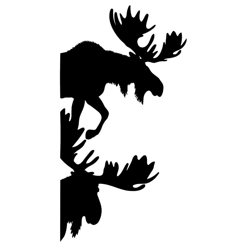 Moose Silhouettes Mosses