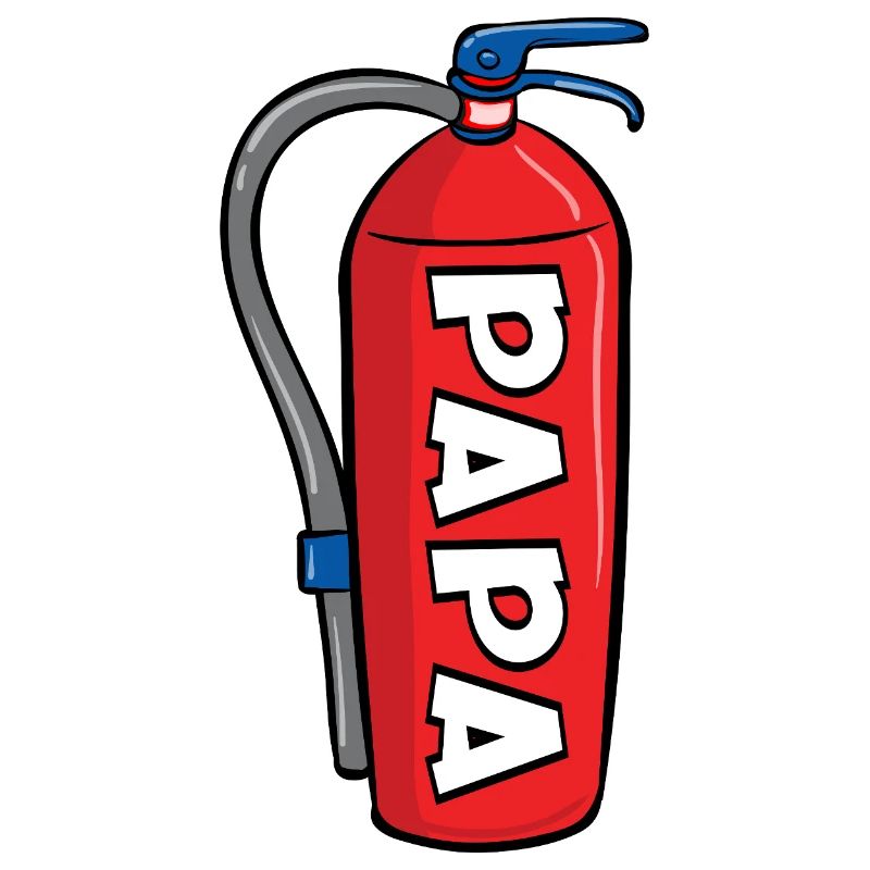 Annonceur du bébé - Papa pompier