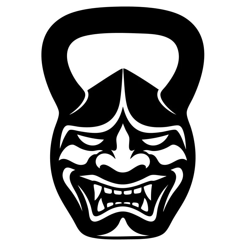 Gym Kettlebell Samurai Mask