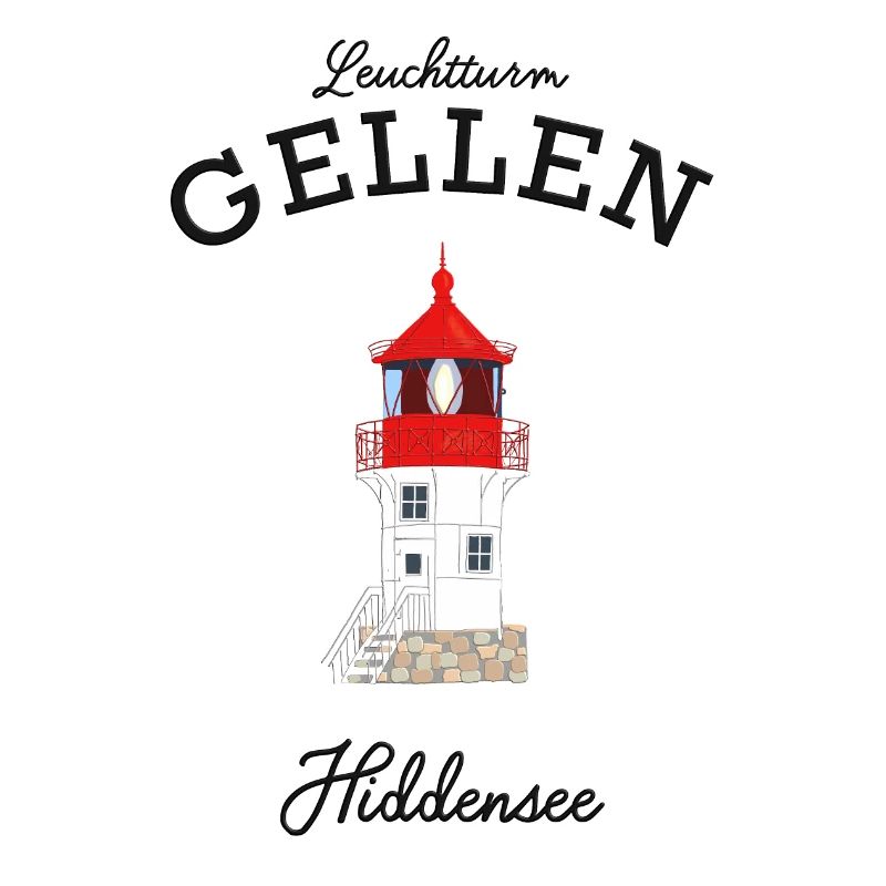 Hiddensee, Lighthouse Gellen, Poster