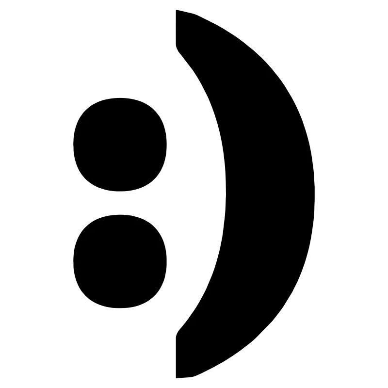 Guillemets du côlon smiley