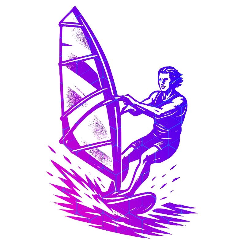 Clean Windsurfing Artwork for Windsurf