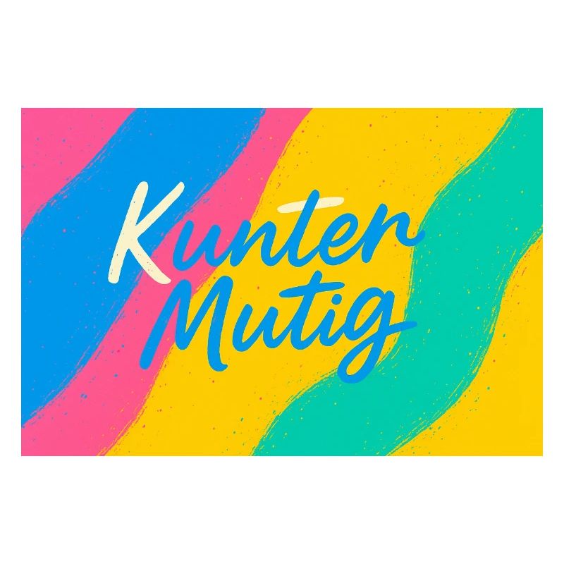 Kunter Explosion de couleurs courageuse