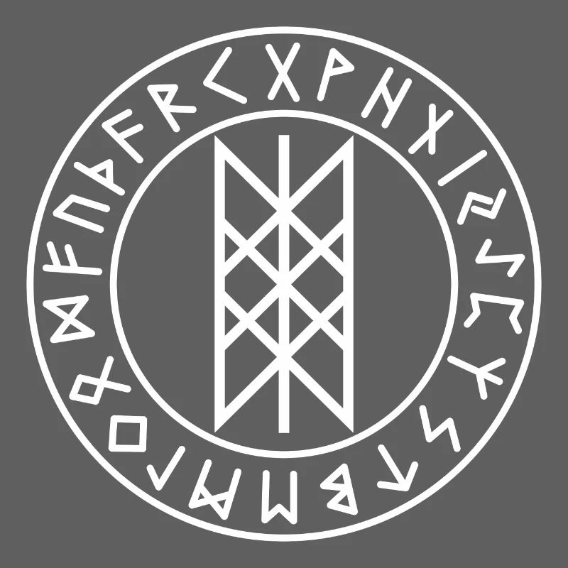 Cercle de runes blanches du wyrd