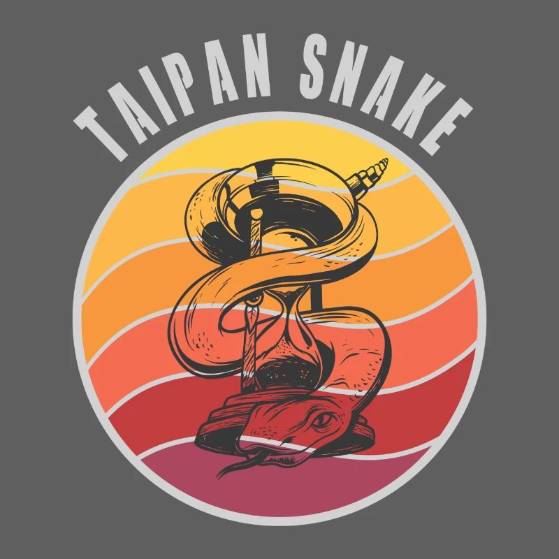 Conception de serpents Taipan / Idée cadeau