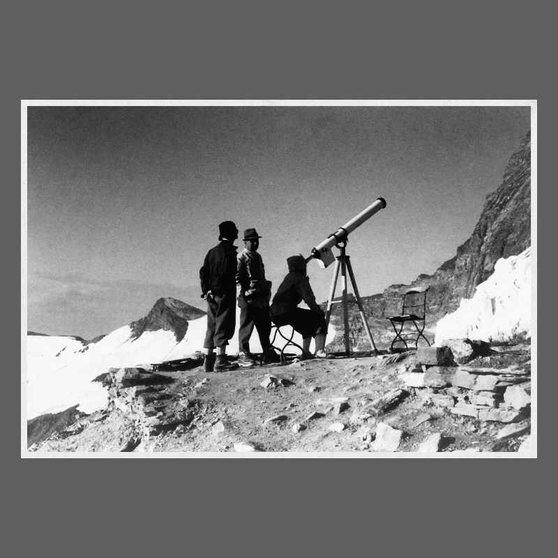Three men and a telescope