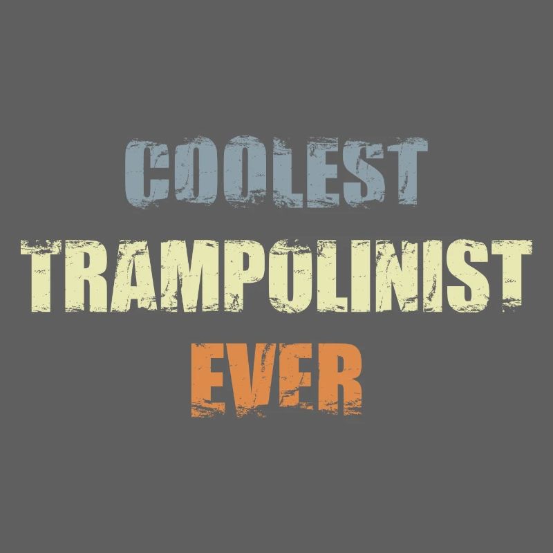 Athlète de trampoline cool
