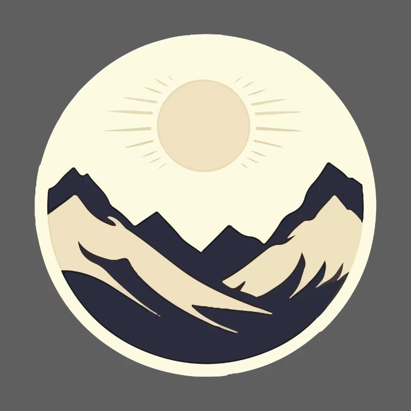 Mountains in the sunshine