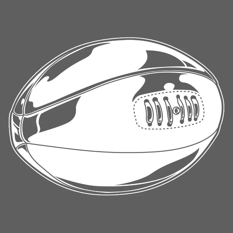 Rugby Ball Drawing